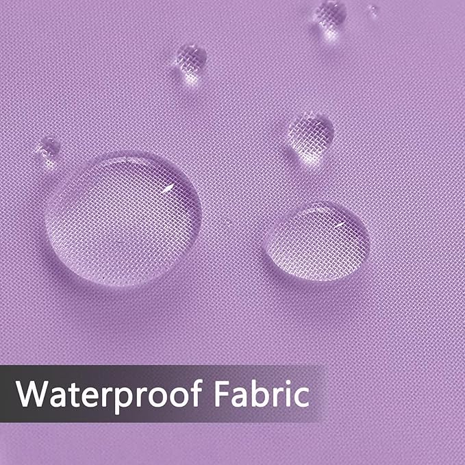 SpaceDresser Waterproof Outdoor Sheer Curtains for Patio - 2 Panels Rod Pocke...