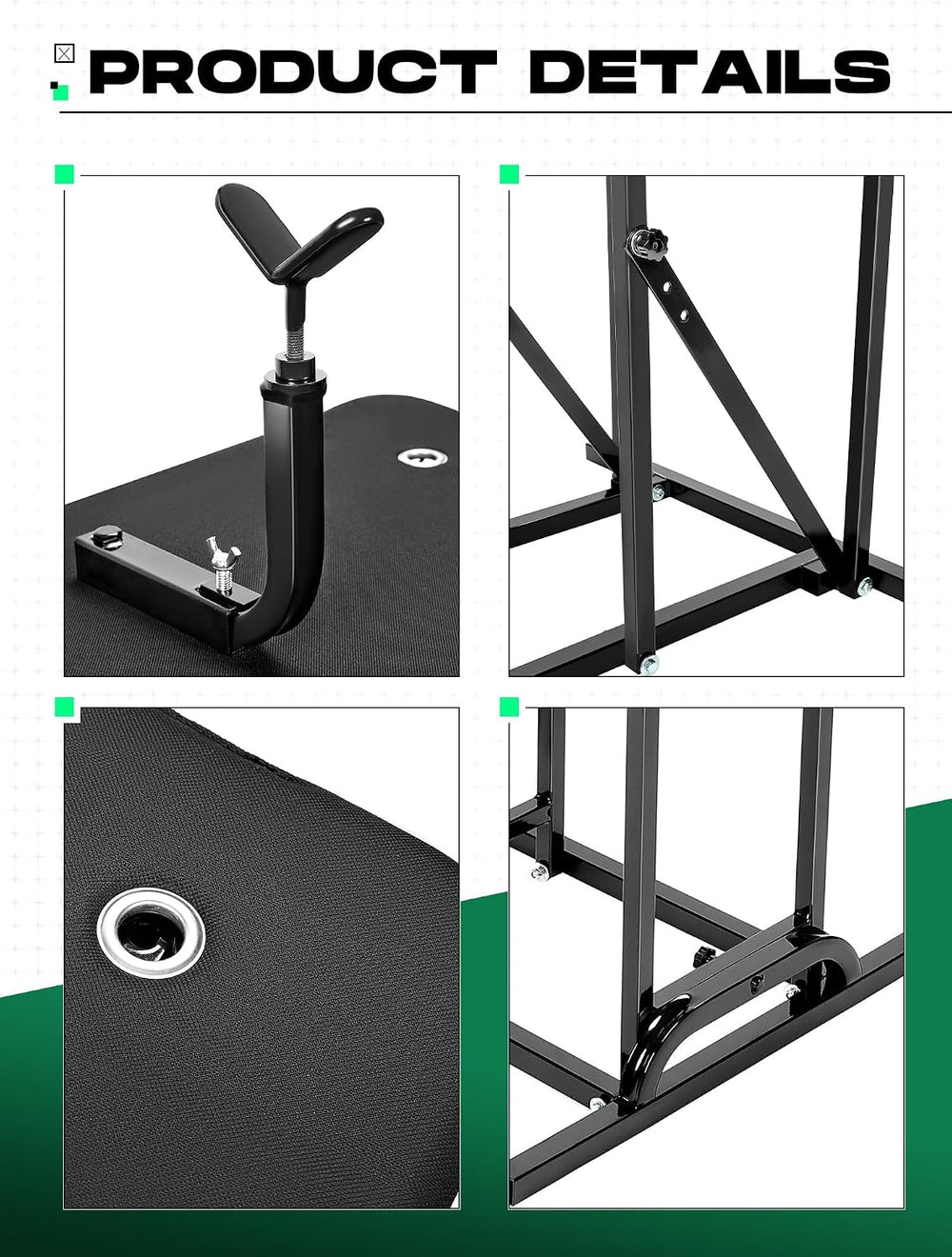 KUAFU Foldable Shooting Bench Adjustable Height Portable Shooting & Hunting