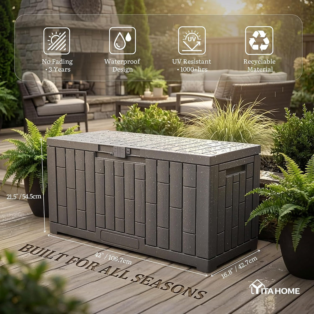 YITAHOME 60 Gallon Outdoor Storage Box