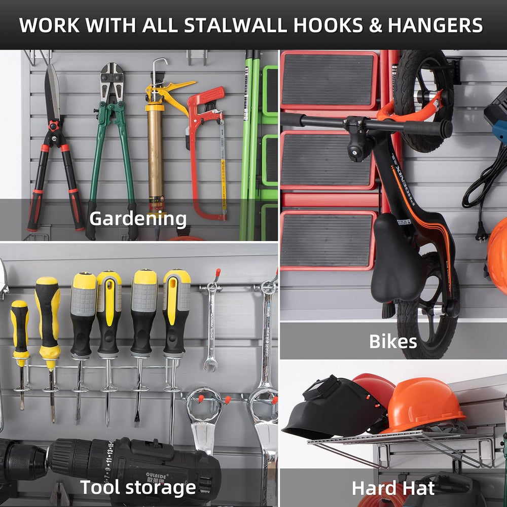 Slat Wall Paneling Garage Wall Organizer, Slatwall Panels Garage Tool Organiz...