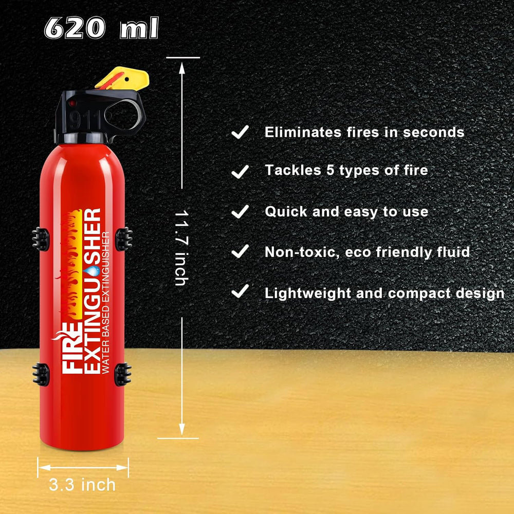 Upgrade Fire Extinguisher for Home, 4Pack Car Fire Extinguishers with Mount,