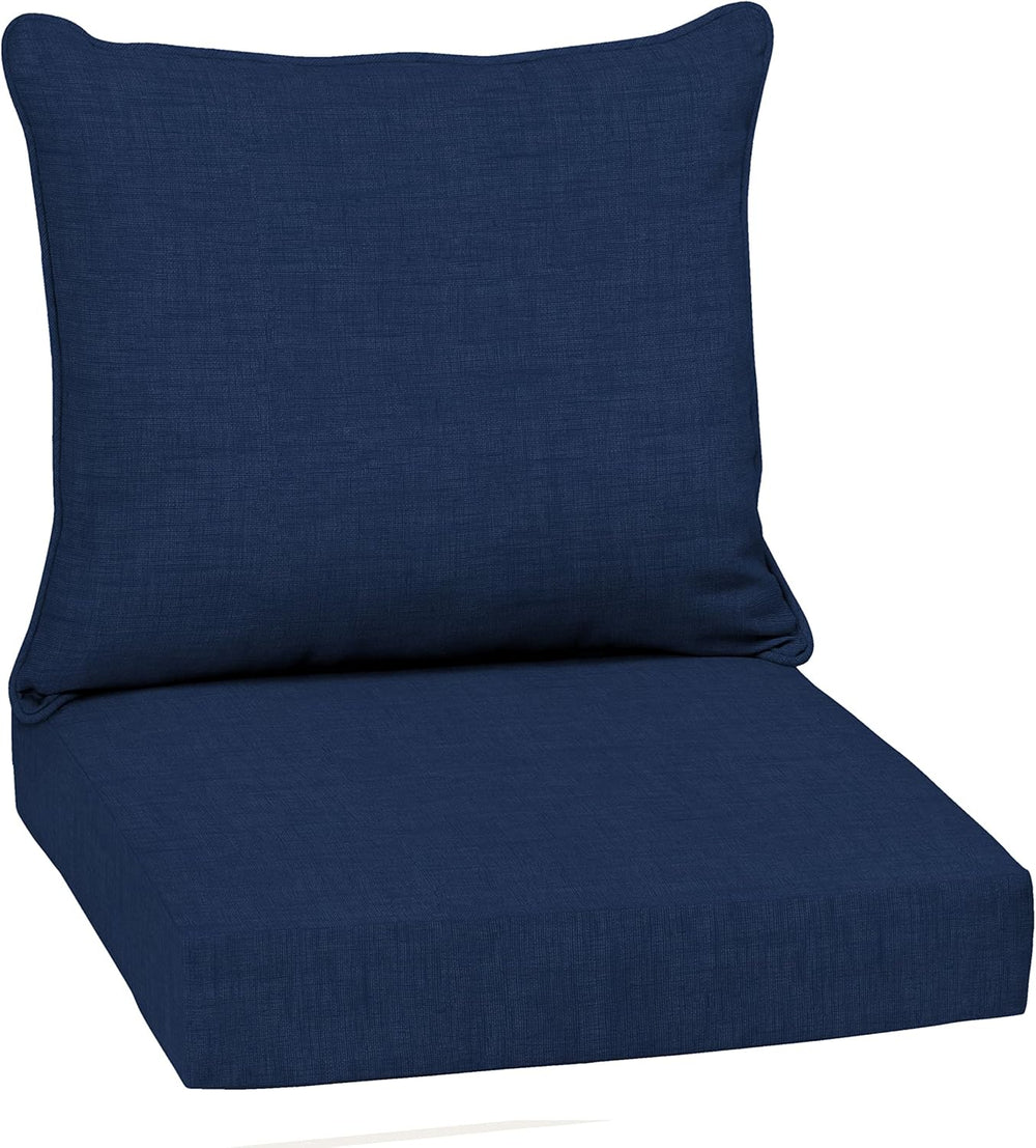 ARDEN Outdoor Deep Seat Cushion Set, 22 in x 24 in, Weather-Proof, Rain-Proof...