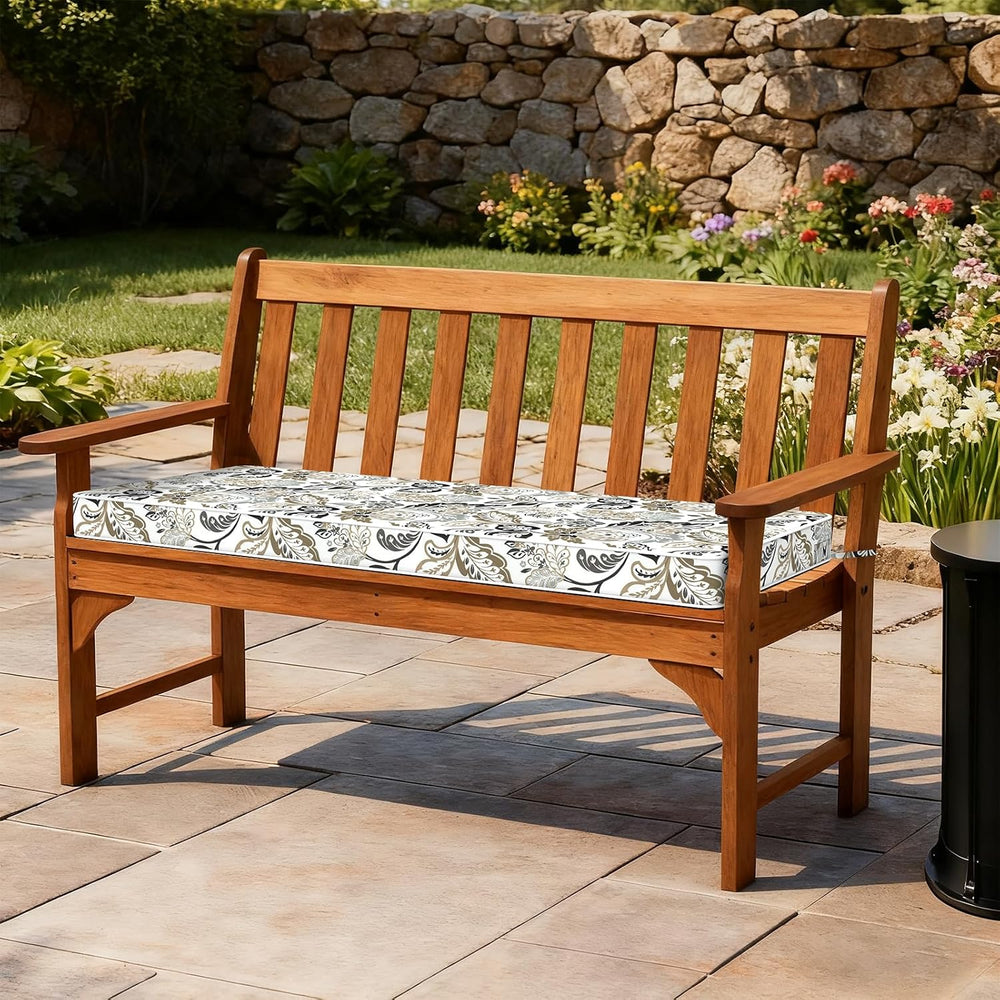 Outdoor Bench Cushion, Patio Furniture Cushions 42x18x3 Inch, All-Weather Sea...