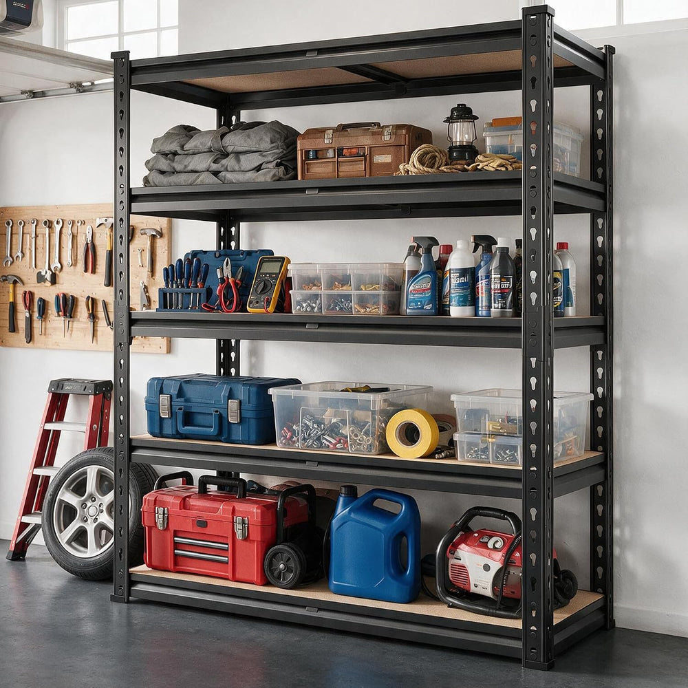 REIBII 40" W Storage Shelves Load 2500Lbs for Garage Pantry Closet Kitchen