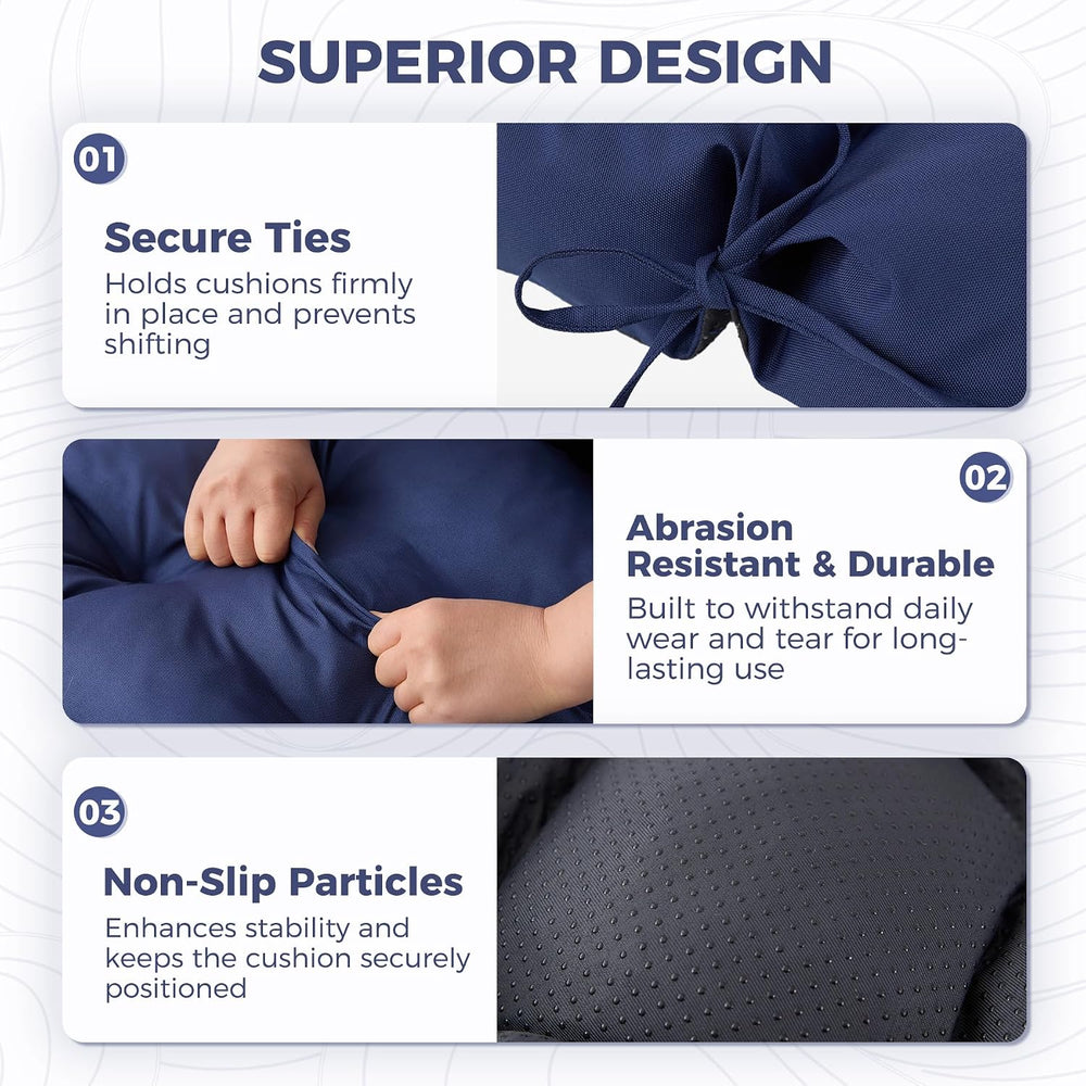 Outdoor Chaise Lounge Cushions, Waterproof Lounge Chair Cushions