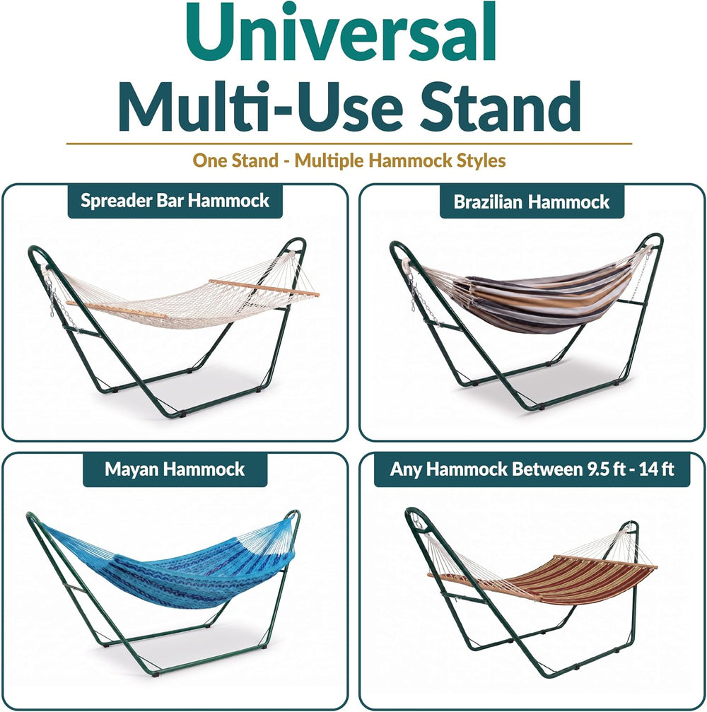 Sunnydaze Universal Heavy-Duty Hammock Stand for Outside, Chains Included