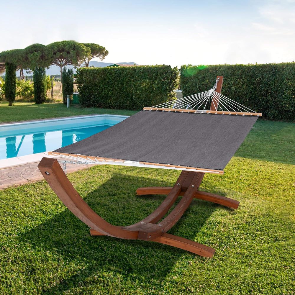 Quick Dry Hammocks Standing Backyard Hammock with Stand, 2 Person Heavy Duty ...