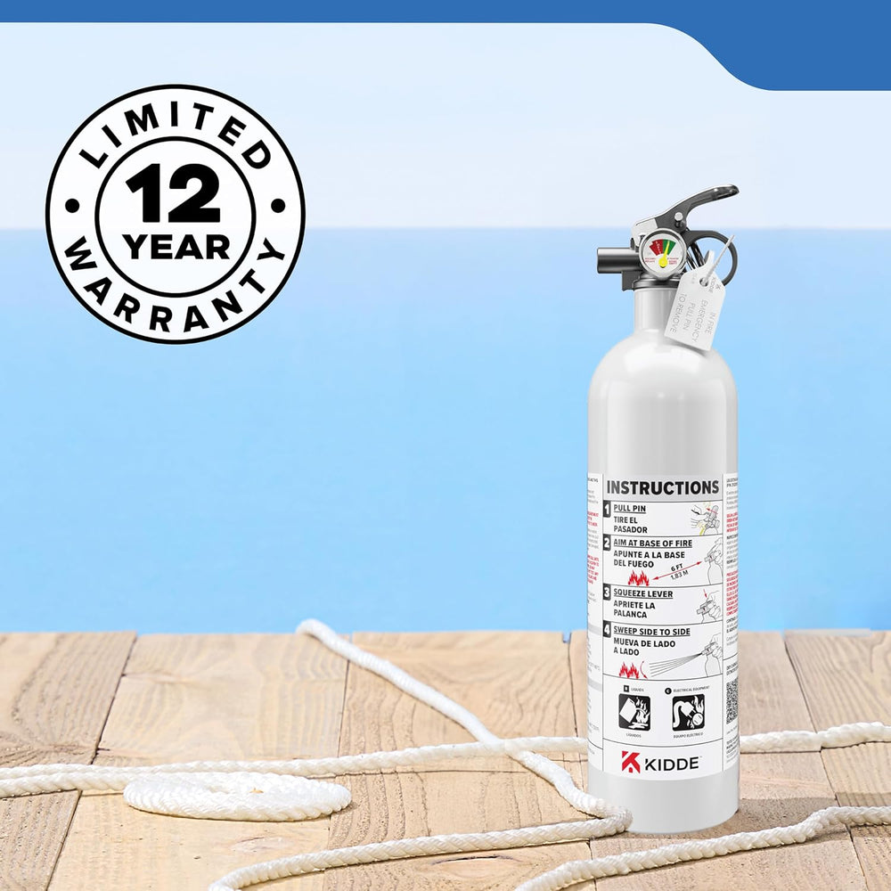 Kidde Mariner PWC Fire Extinguisher for Jet Skis, 5-B:C, KD57W-5BC