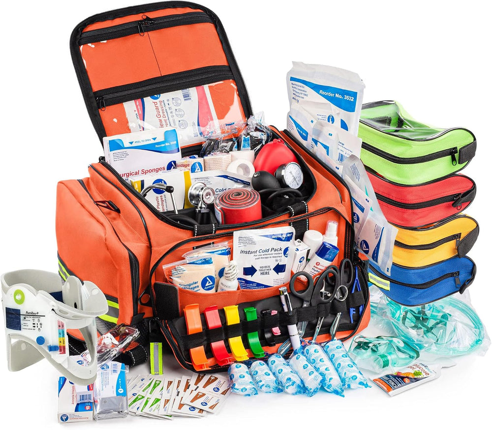 Scherber Fully-Stocked First Responder Professional Advanced EMT/EMS Trauma K...