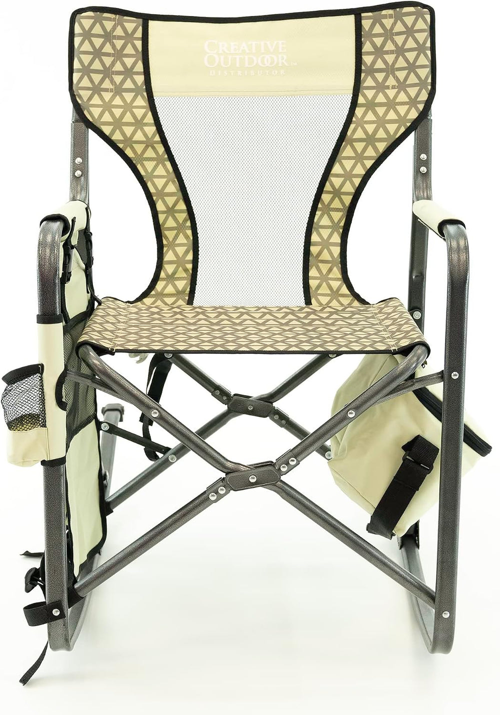 Creative Outdoor Collapsible Folding Rocking Director Chair | Camping Picnic ...