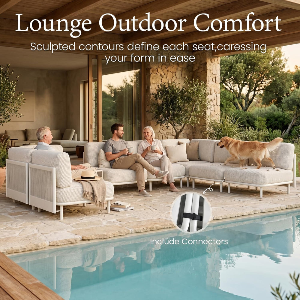 LayinSun 7 Pieces Patio Furniture Set