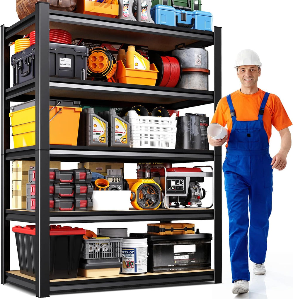 Garage shelving,Adjustable Storage Shelves,MDF 71.2''H*31.5''...