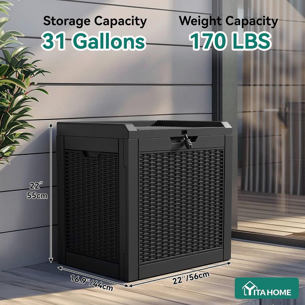 YITAHOME 32 Gallon Deck Box