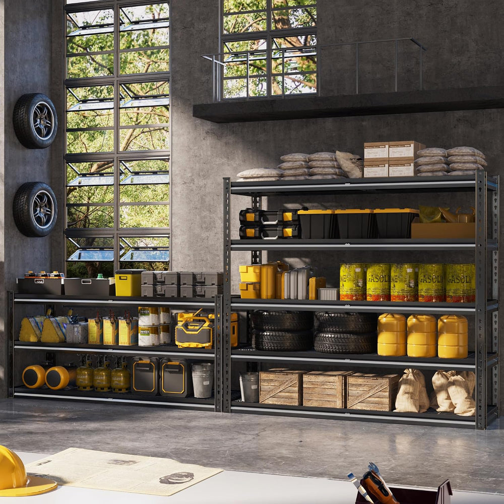 48"W Garage Shelving Heavy Duty 5-Tier Storage Shelves 3030LBS