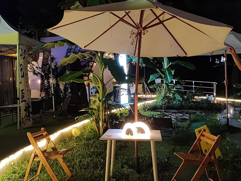 Magnetic 2-in-1 Umbrella Light, Detachable Parts, Long-Lasting, USB Charging,...