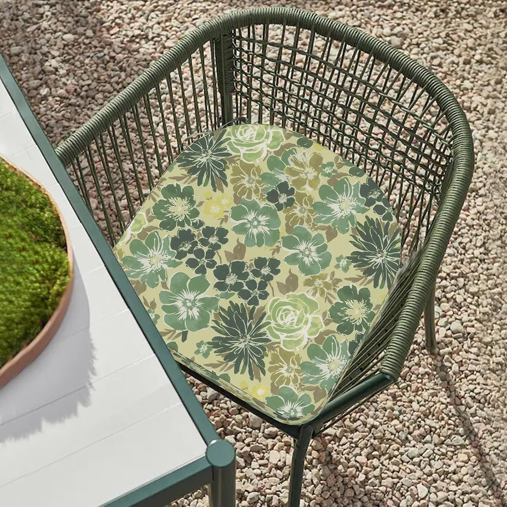 DYTXIII Outdoor Chair Cushions Set of 2, 19"x19"x2.5" Water Re...