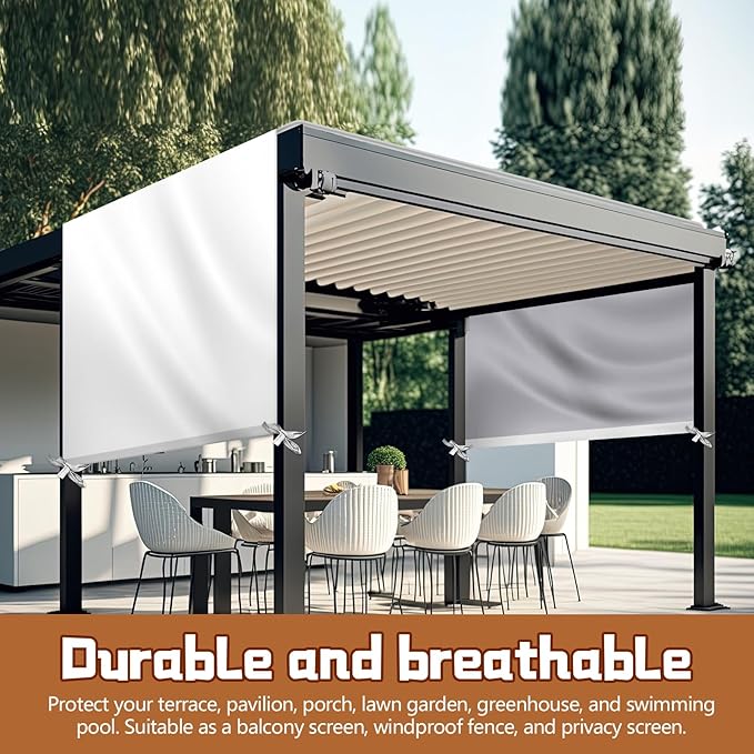 Universal Pergola Replacement Canopy Outdoor Canopy Shade Cover Waterproof Sh...