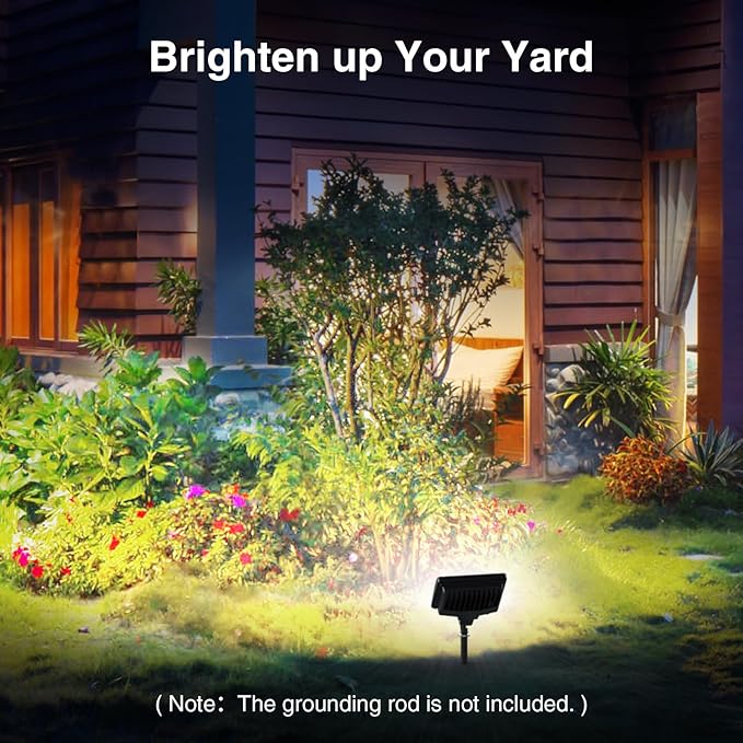 Onforu 65W LED Flood Lights Outdoor with Knuckle Mount, 7800LM Super Bright G...