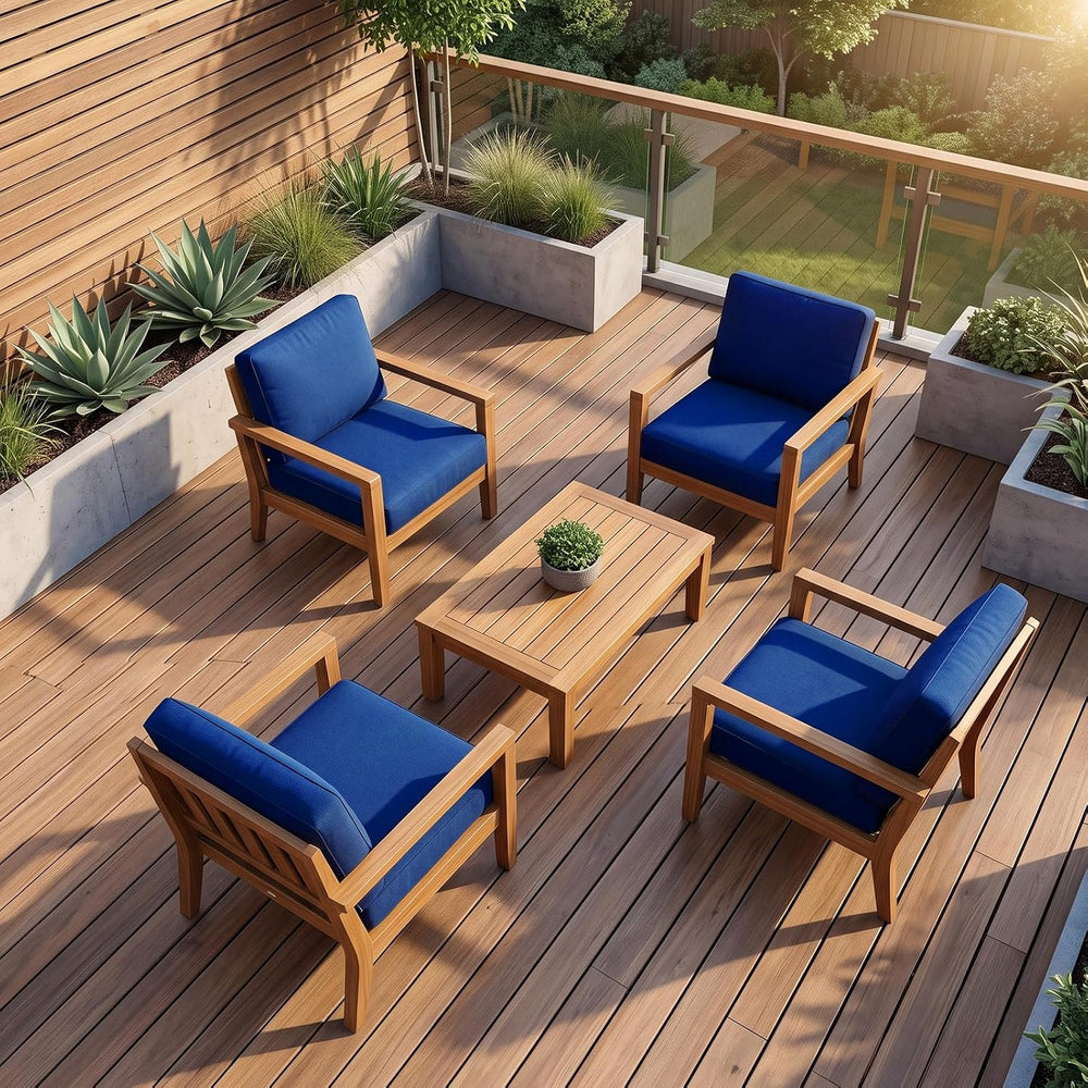 8Pcs Patio Cushion Covers Stretch Outdoor Furniture Protector Slipcovers