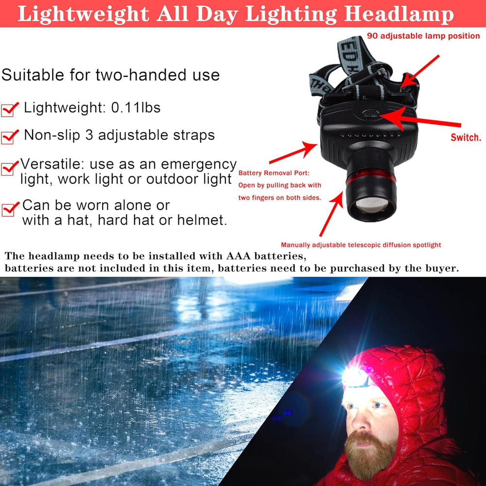 Car Emergency Kit with Battery Jumper Cables Headlamp Car Safety Kits