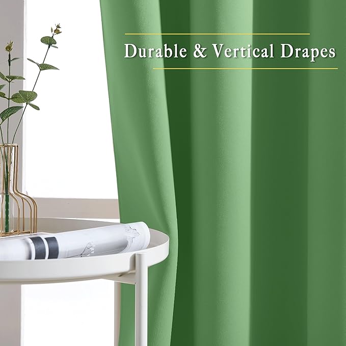 NICETOWN Blackout Curtains for Sliding Glass Door Room Divider Noise Reduce C...