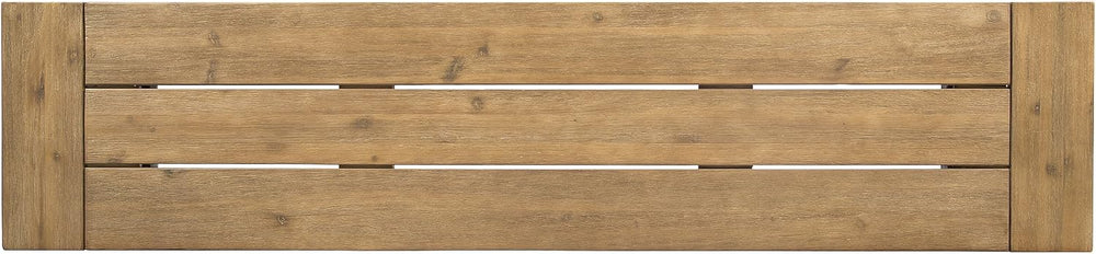Christopher Knight Home Bettina Outdoor Acacia Wood Dining Bench with Brushed...