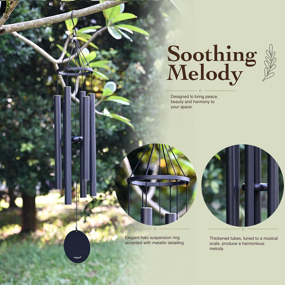 Wind Chimes for Outside Deep Tone - 38'' Wind Chimes Outdoor Clearanc...