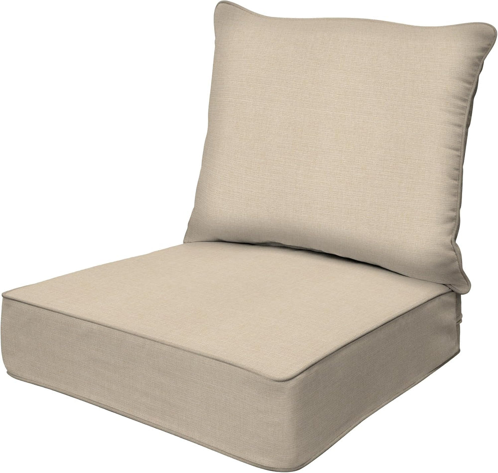 Honeycomb Outdoor Heritage Deep Seat Cushion for Patio Furniture, 24 x 23
