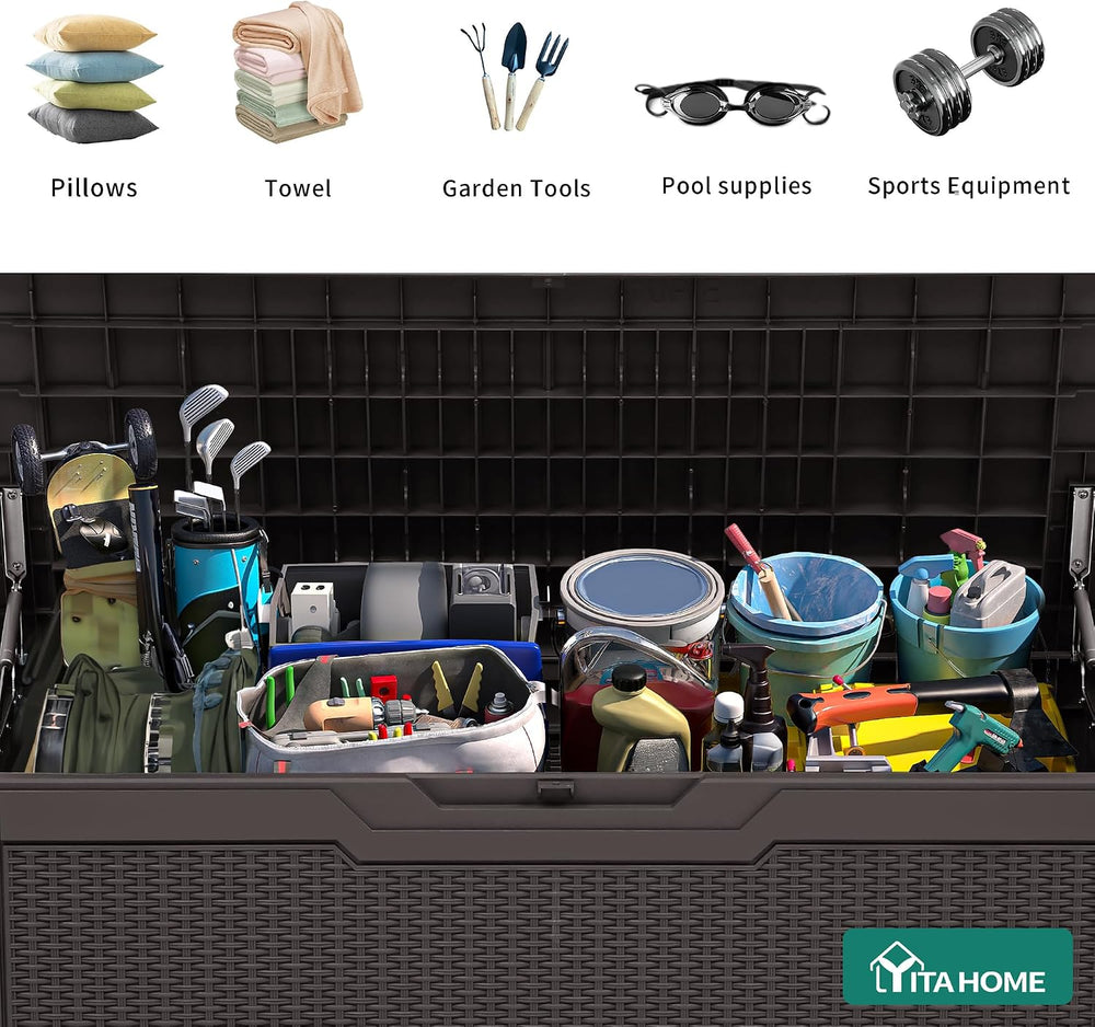 YITAHOME 80 Gallon Outdoor Storage Box