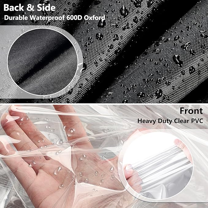 Waterproof Shelf Cover,Outdoor 600D Heavy Duty Dustproof Storage Shelves Cove...