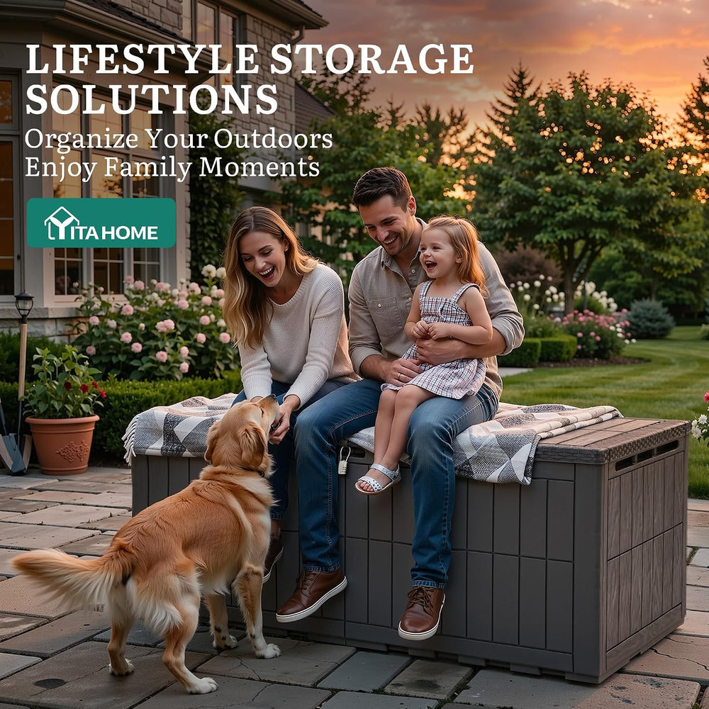 YITAHOME XXL 240 Gallon Extra Large Deck Box