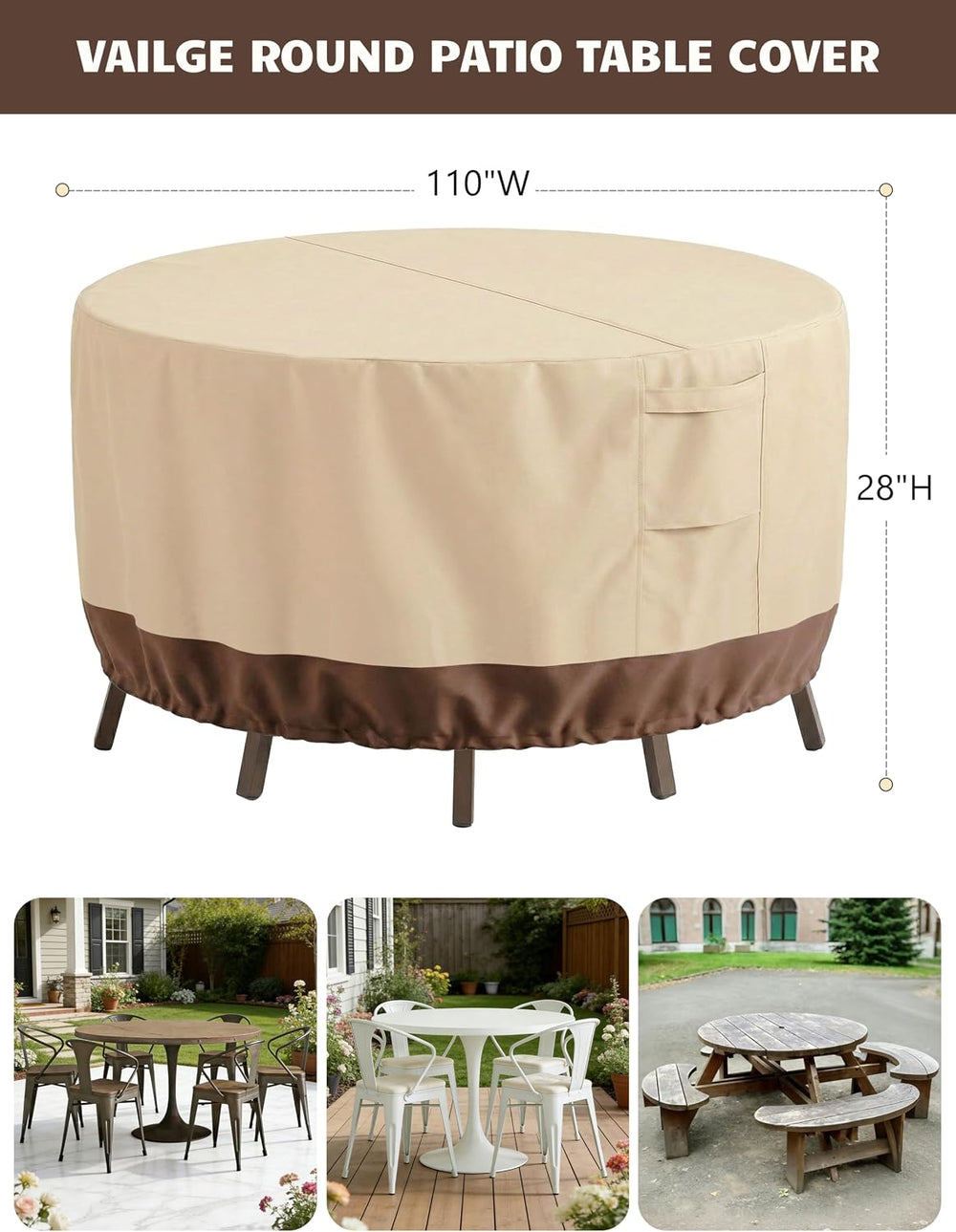 Patio Furniture Covers Waterproof, Outdoor Furniture Covers Waterproof Windpr...