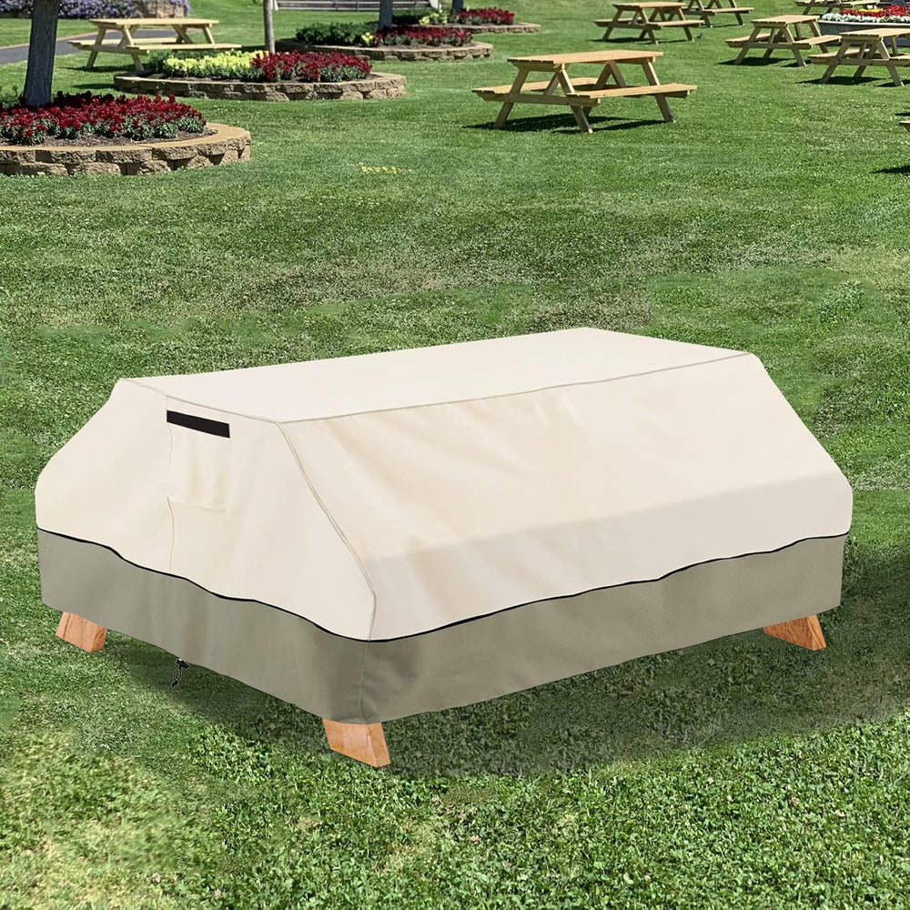 Bitubi 96 Inch Heavy Duty Waterproof Picnic Table Cover - 600D Tough Canvas W...