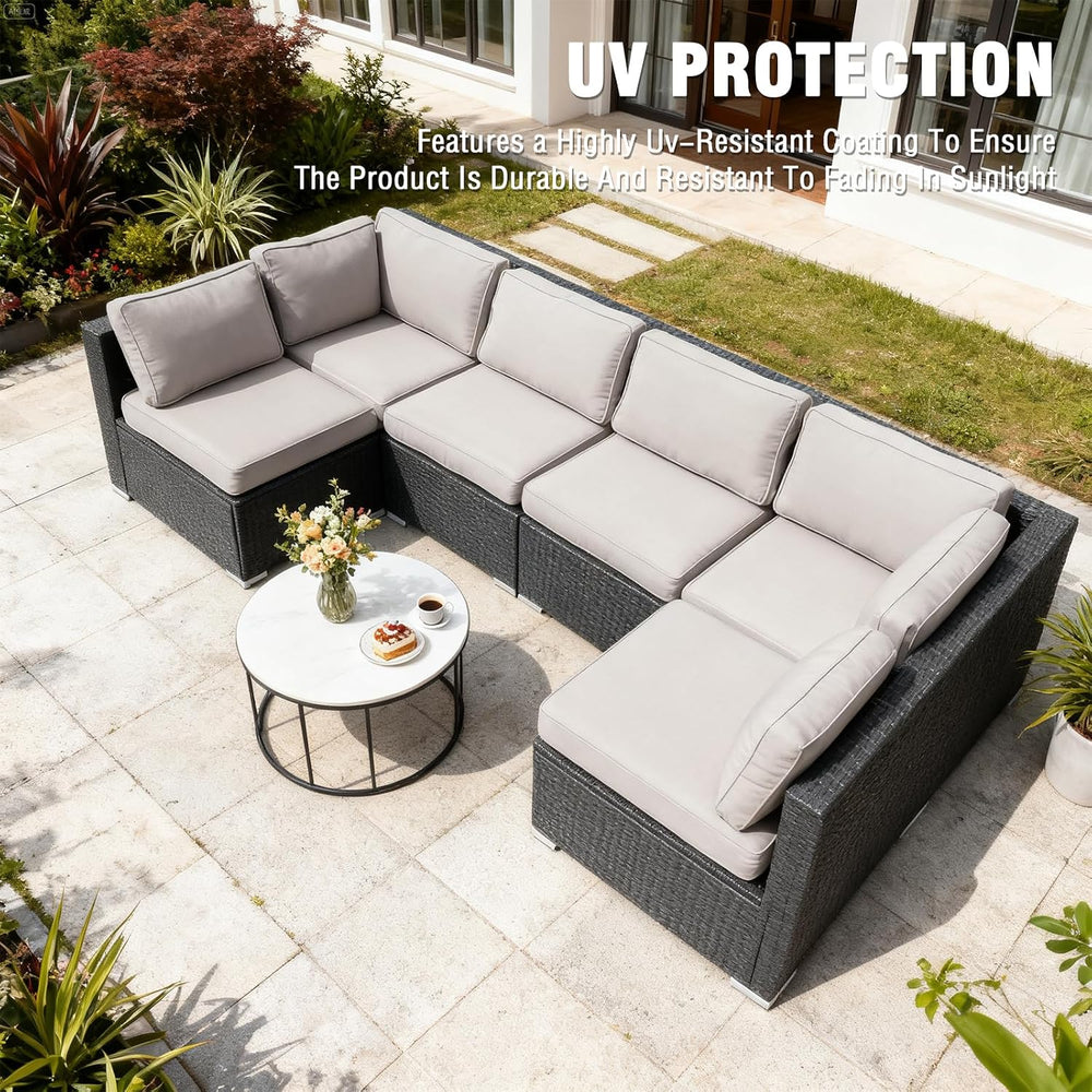 14Pieces Patio Cushion Covers Replacement Outdoor Couch Cushions Covers Splas...