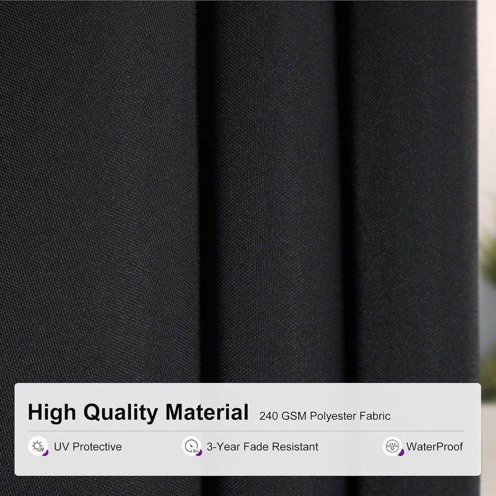PURPLE LEAF Cantilever Umbrella 10' X 10' Solar LED Light Patio Deck,...