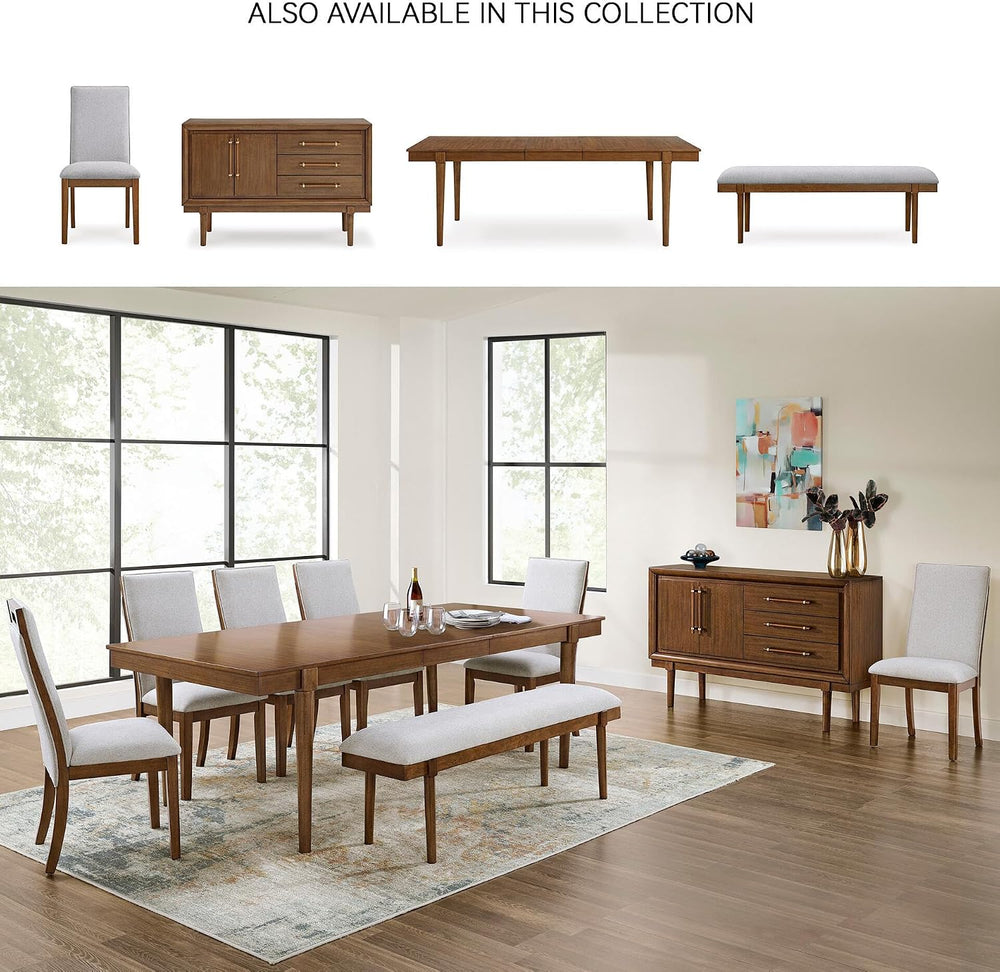 Signature Design by Ashley Dining Bench, 59" Backless Upholstered Wood