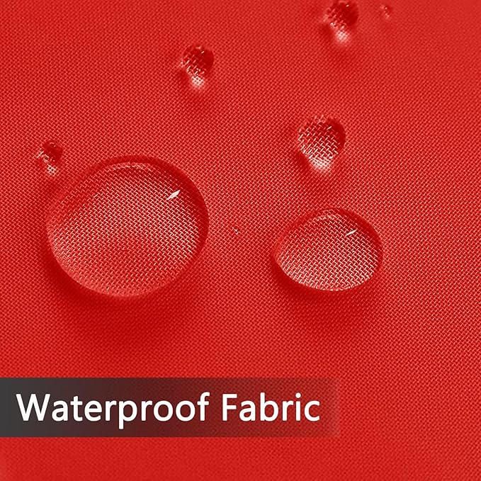 SpaceDresser Waterproof Outdoor Sheer Curtains for Patio - 2 Panels Rod Pocke...