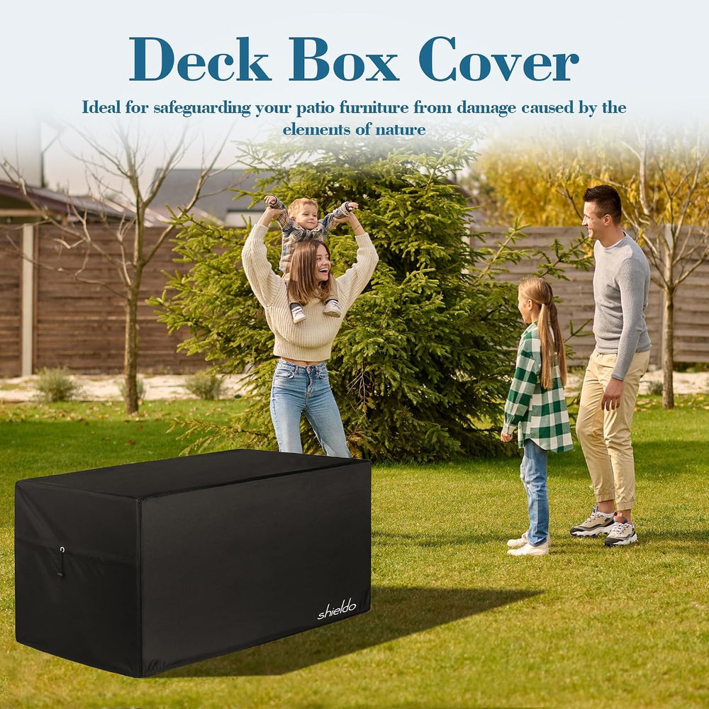 Deck Box Cover, Waterproof 600D Oxford, 63 x 30 x 28 in