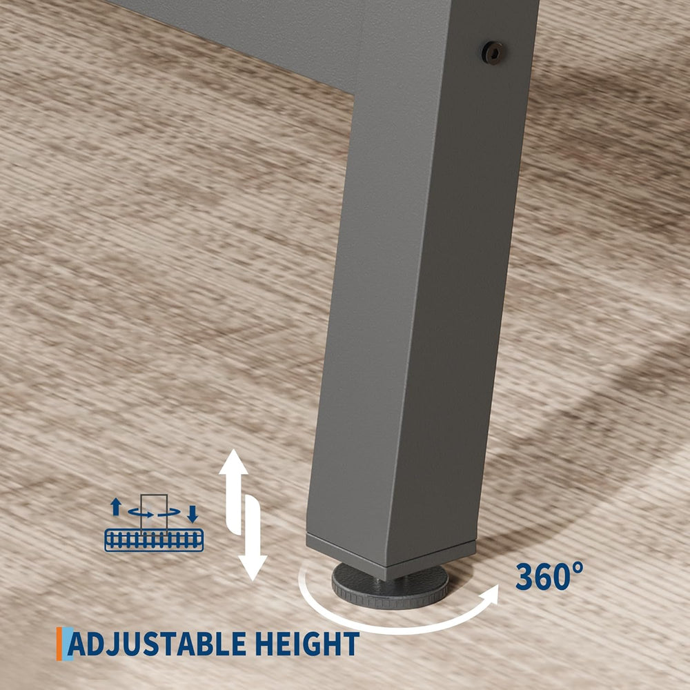 GarveeHome Industrial Dining Table for 6-8, 70.87" Heavy Duty Rectangula...