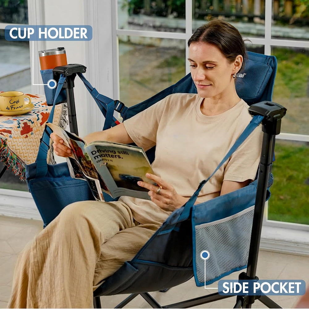 Portal Hammock Camping Chair Heavy Duty 400lbs - Breathable Mesh Outdoor Swin...