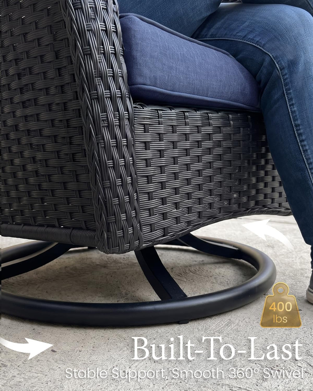 LayinSun 5 Pieces Outdoor Patio Furniture Set