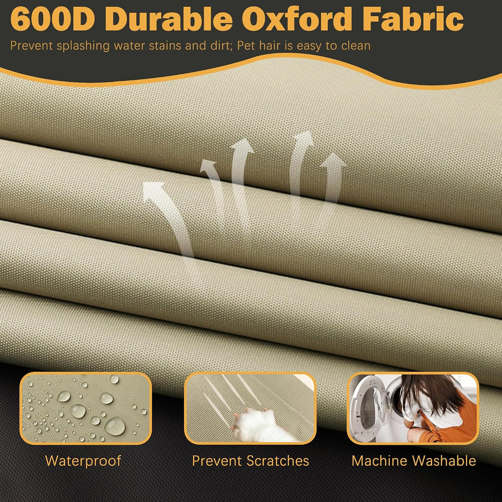 Sqodok Patio Cushion Cover 25x25 inch, 4Pack Sofa Cushion Cover Replacement