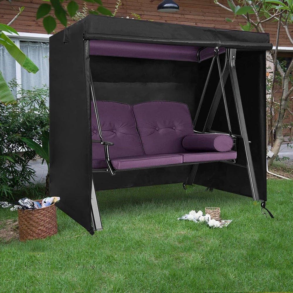 Ourdoor Swing Cove, 3 Triple Seater Hammock Cover Garden Swing Cover Garden H...