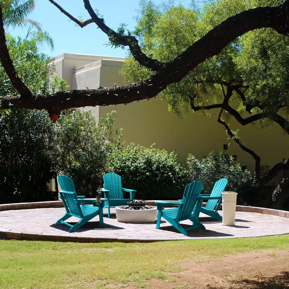 FUNBERRY Oversized Folding Adirondack Chair, Fire Pit Chairs 400LBS