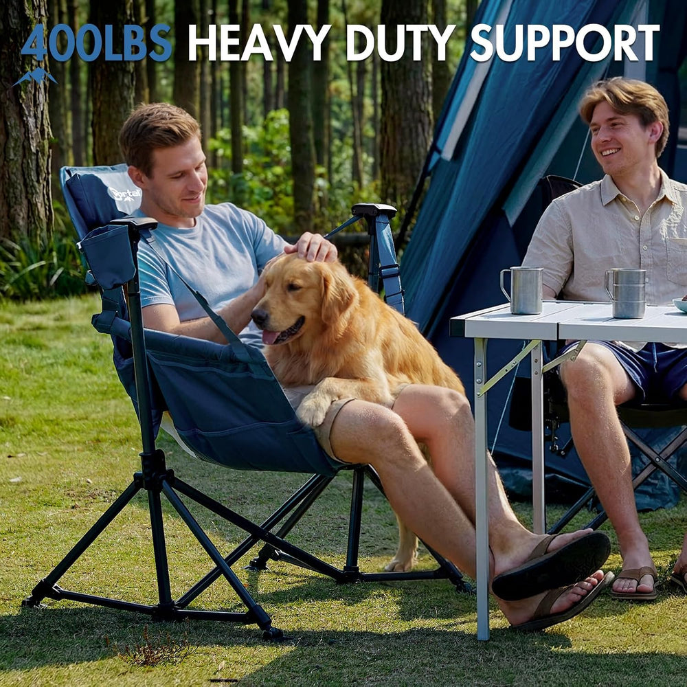 Portal Hammock Camping Chair Heavy Duty 400lbs - Breathable Mesh Outdoor Swin...
