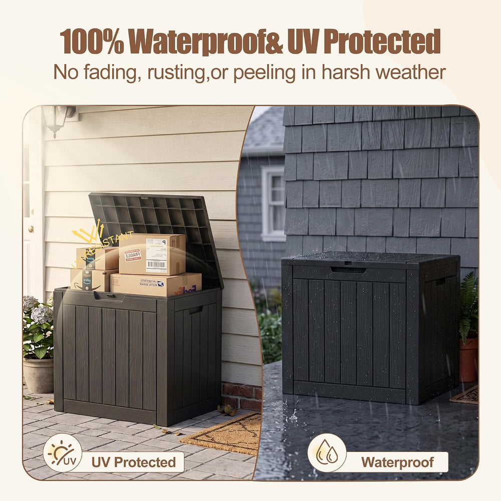 Package Delivery Boxes for Outside, 50 Gallon Outdoor Storage Box