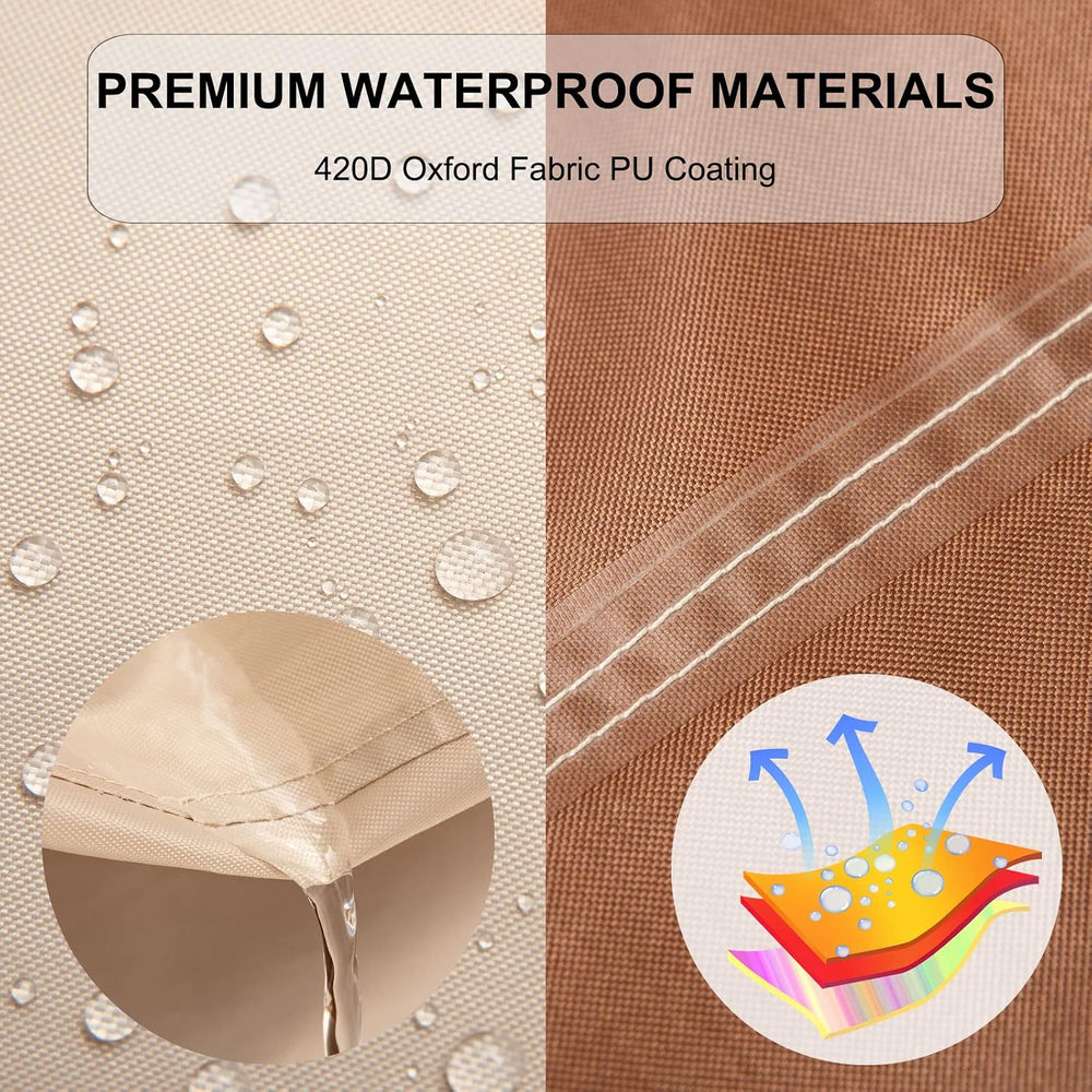 Outdoor Swing Covers Waterproof for Patio Swing 3 Seater