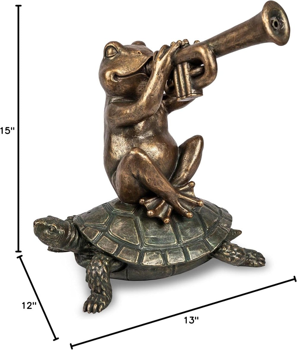 Aquascape Jazz Frog Spitter Fountain for Pond and Garden, 78374