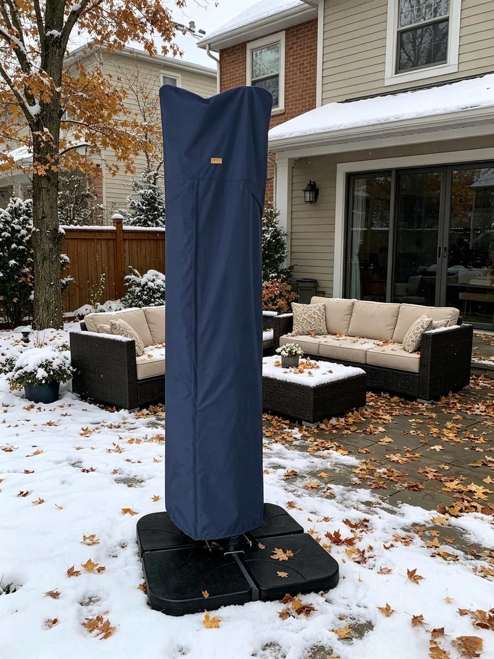 Patio Umbrella Cover for 9'-13' Offset/Cantilever Umbrellas