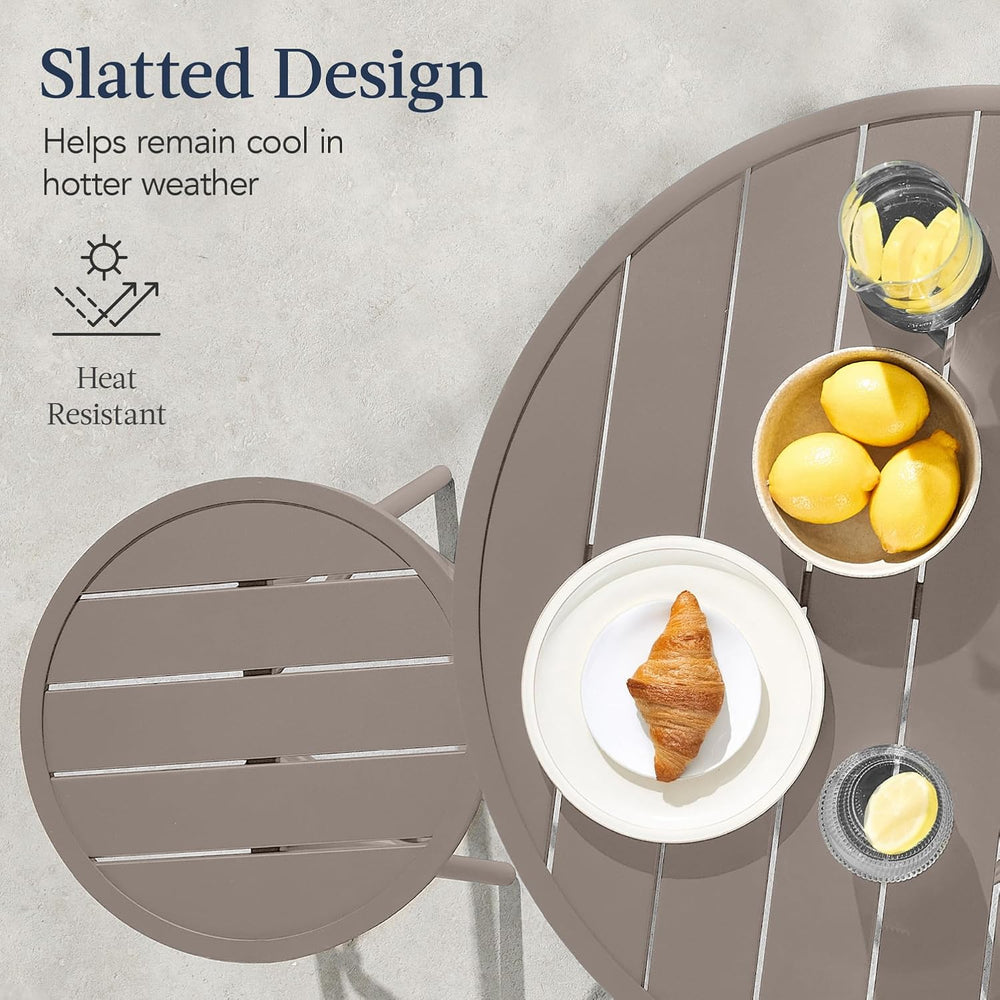 Best Choice Products 3-Piece Patio Dining Set, Bar Height, Outdoor Bistro Set...